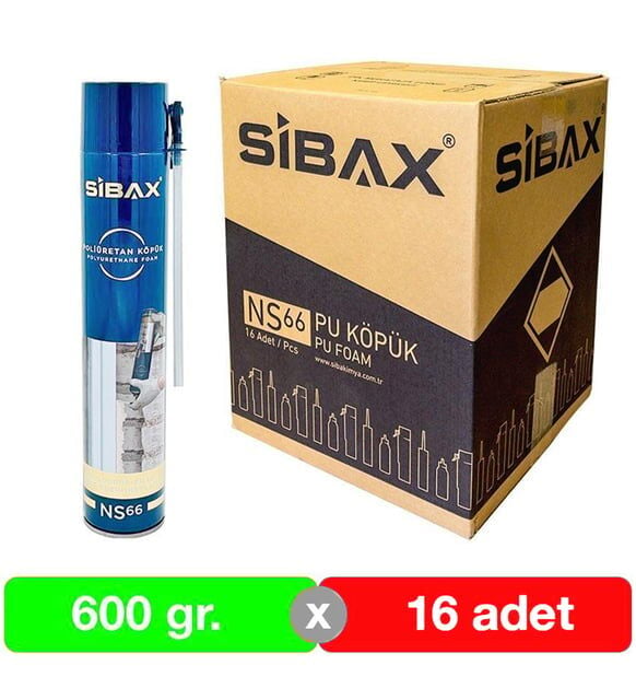 SİBAX POLİÜRETAN KÖPÜK 600GR