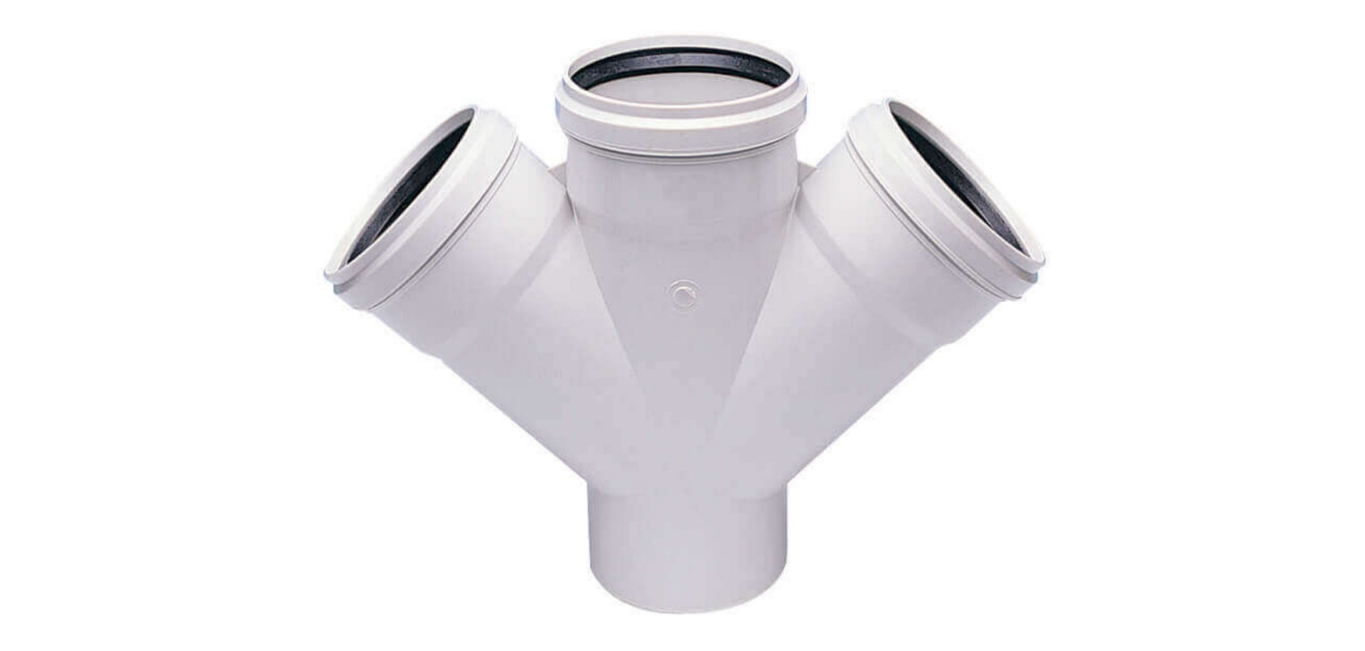 KALDE PVC-U ÇİFT ÇATAL 45˚ 125X50