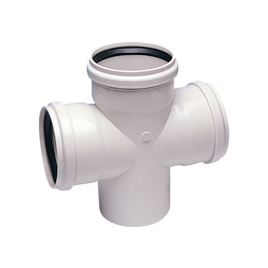 KALDE PVC-U Çift Çatal 87˚ 110X110