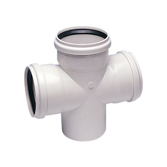 KALDE PVC-U Çift Çatal 87˚ 110X110
