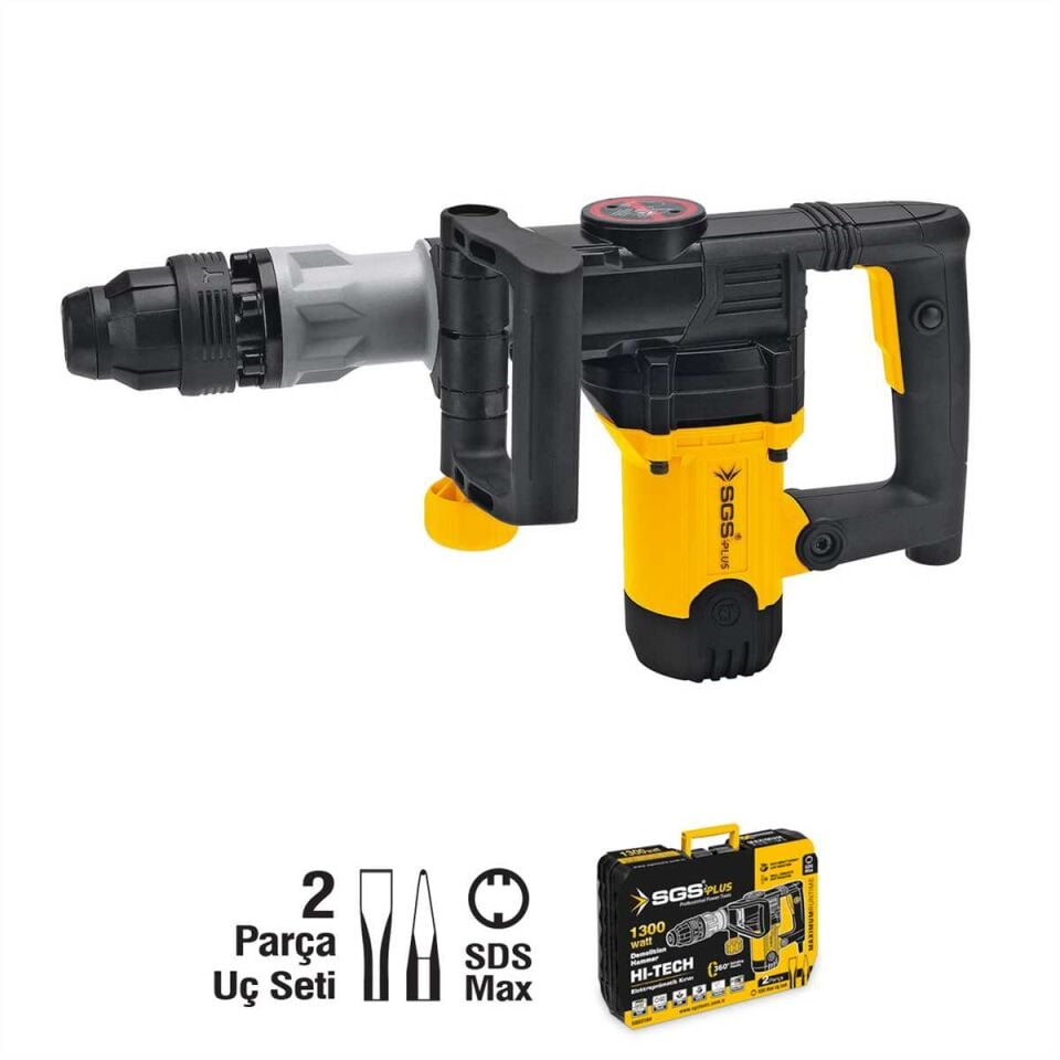 ELEKTROPNOMATİK KIRICI SDS MAX 1300 WATT 23 JOULES 7 KG