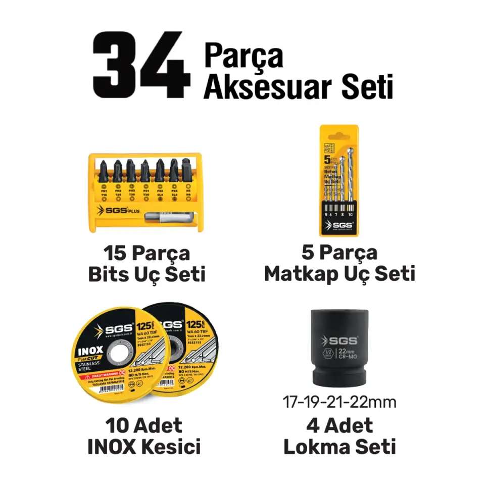 COMBO SET 5 PARÇA