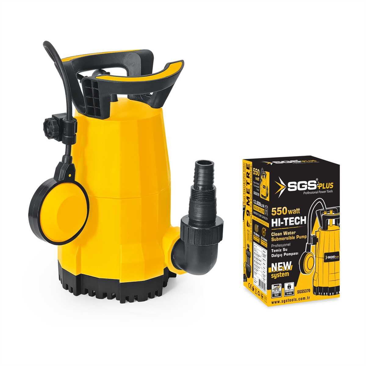 TEMİZ SU DALGIÇ POMPASI 550 WATT