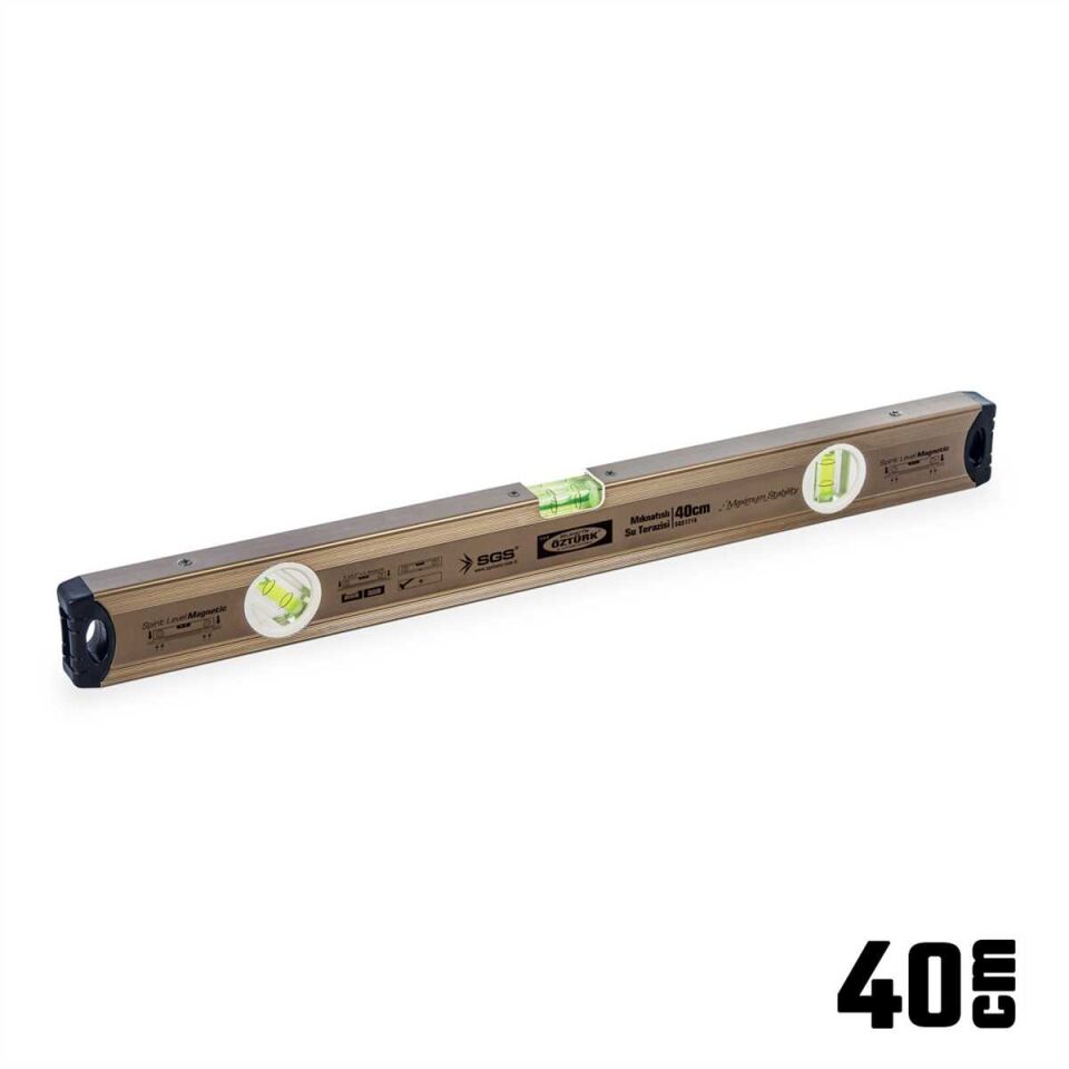 SU TERAZİSİ MIKNATISLI 40CM (ALÜMİNYUM)
