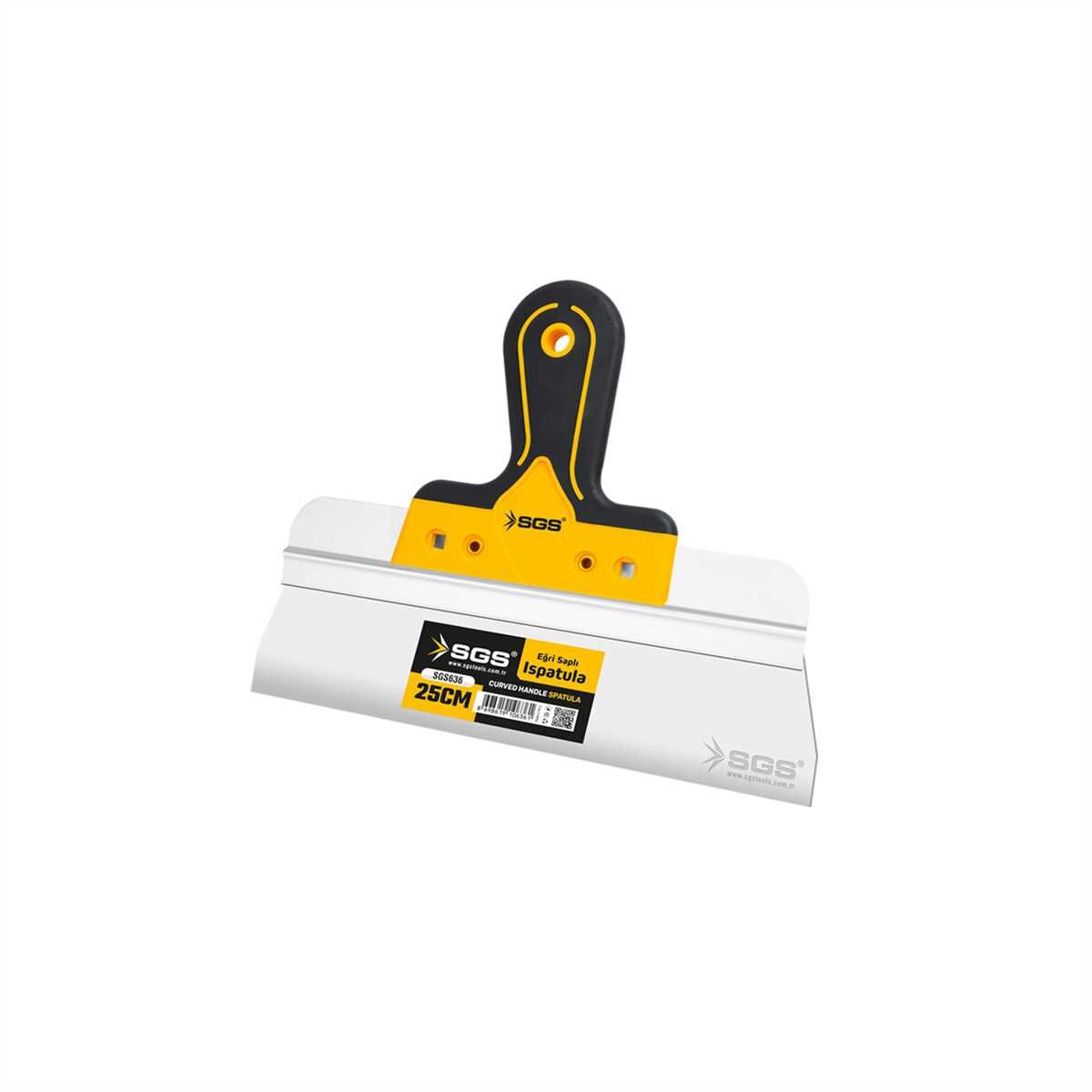 EĞRİ SAPLI ISPATULA 25 CM (PASLANMAZ ÇELİK)