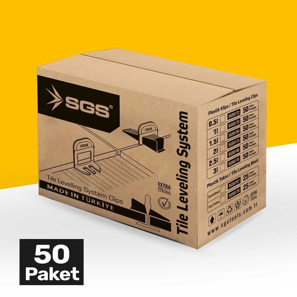 3 MM DERZ SEVİYE TESPİT KLİPSİ (PK/100 ADET)