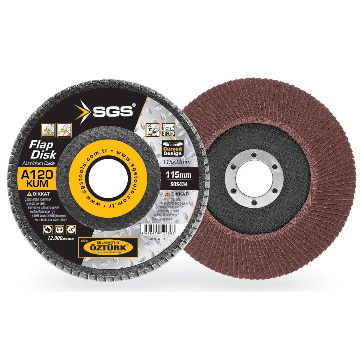 FLAP DİSK 115MM AO
