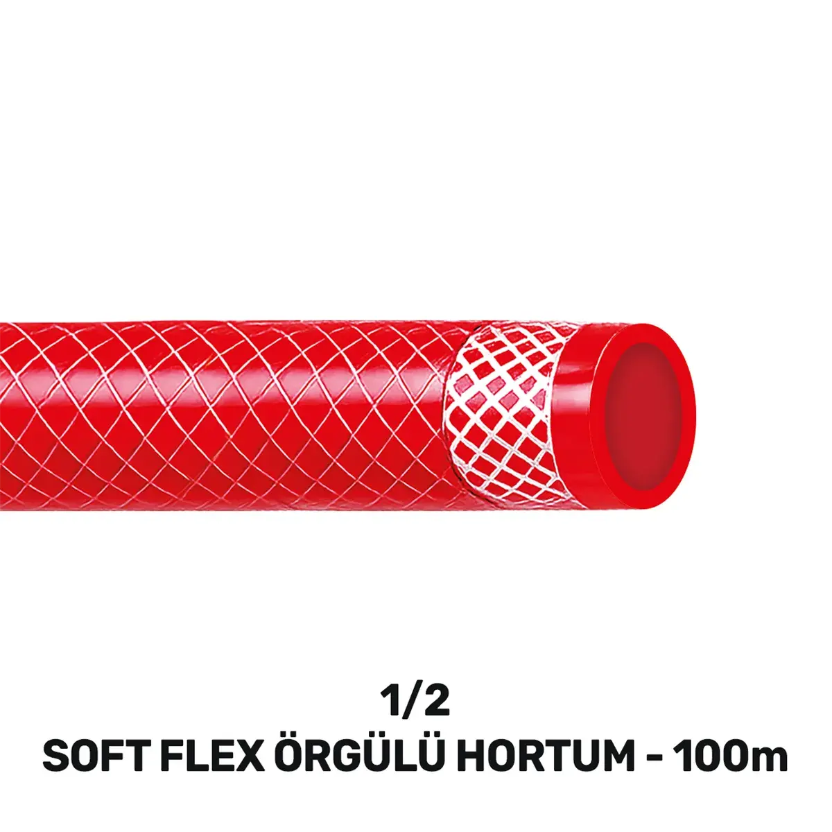 1/2 SOFTFLEX ÖRGÜLÜ HORTUM 100 MT