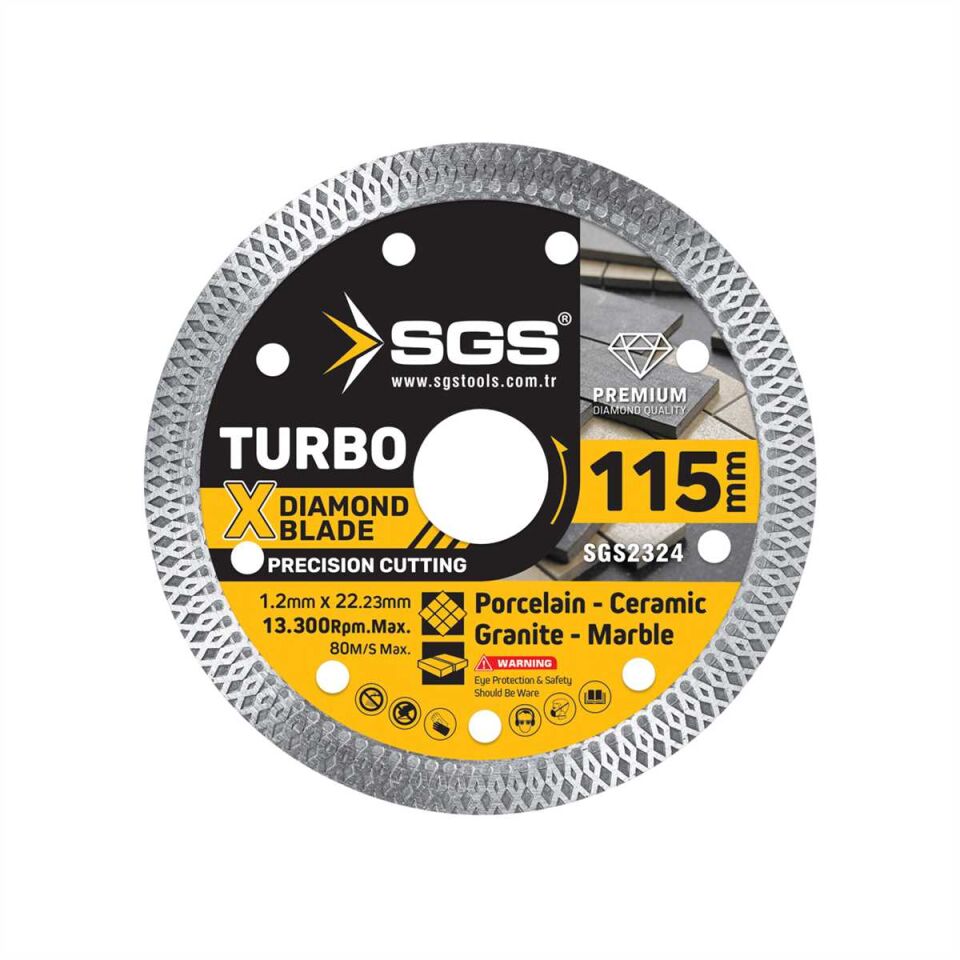 TURBO ELMAS HASSAS KESİCİ (115*1,2 MM)
